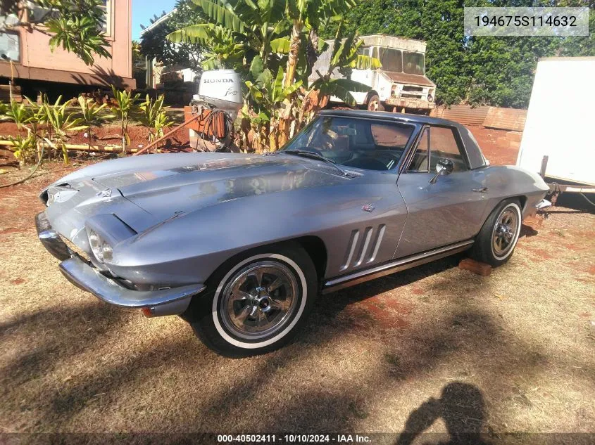 1965 Chevrolet Corvette VIN: 194675S114632 Lot: 40502411