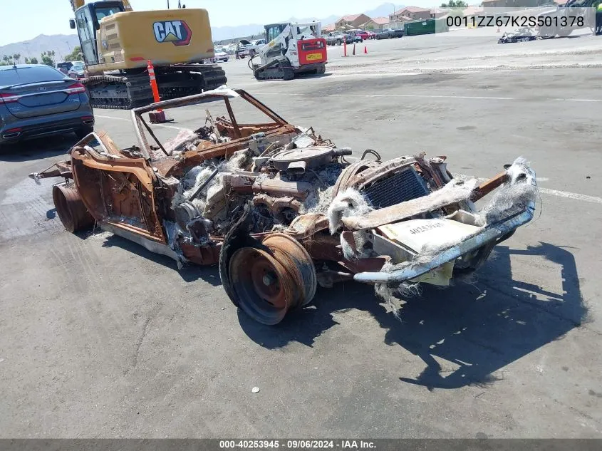 1972 Chevrolet Corvette VIN: 0011ZZ67K2S501378 Lot: 40253945