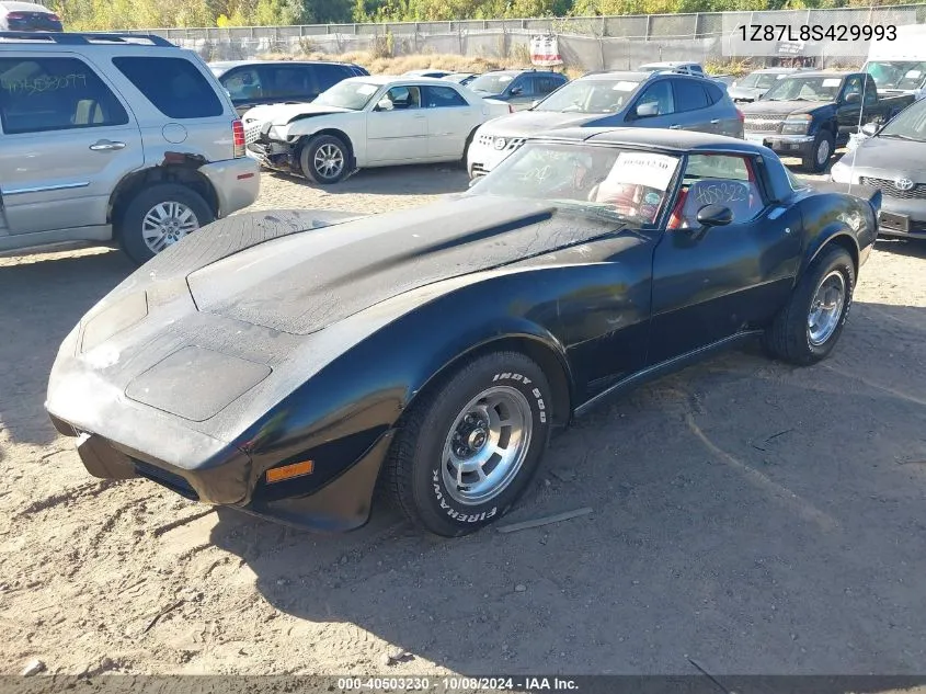 1978 Chevrolet Corvette VIN: 1Z87L8S429993 Lot: 40503230