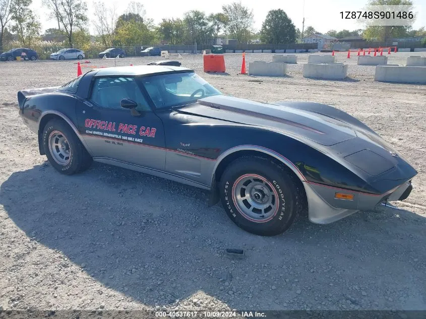 1978 Chevrolet Corvette VIN: 1Z8748S901486 Lot: 40537617