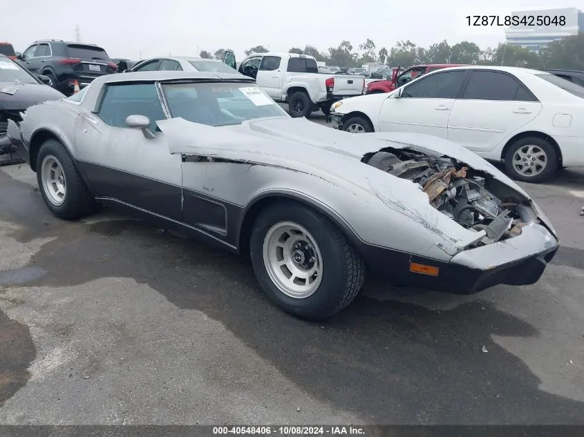 1978 Chevrolet Corvette VIN: 1Z87L8S425048 Lot: 40548406