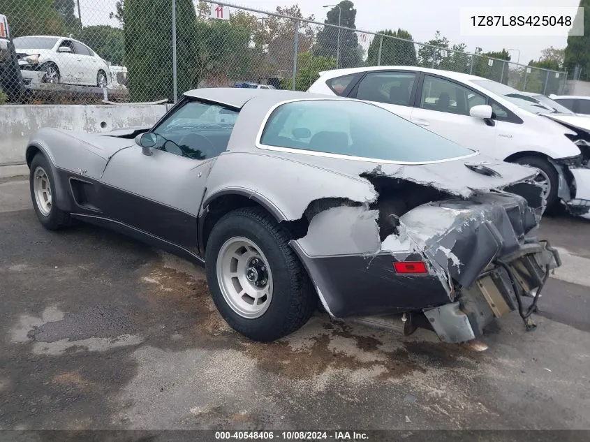 1978 Chevrolet Corvette VIN: 1Z87L8S425048 Lot: 40548406