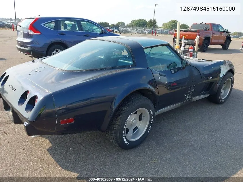 1Z8749S4516160000 1979 Chevrolet Corvette