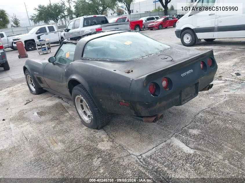 1G1AY8786C5105990 1982 Chevrolet Corvette