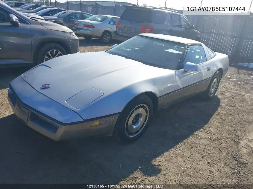 1984 Chevrolet Corvette VIN: 1G1AY0785E5107444 Lot: 12130165