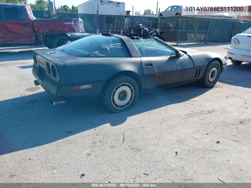 1G1AY0788E5111200 1984 Chevrolet Corvette