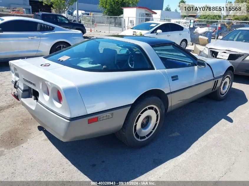 1G1AY0788E5115568 1984 Chevrolet Corvette