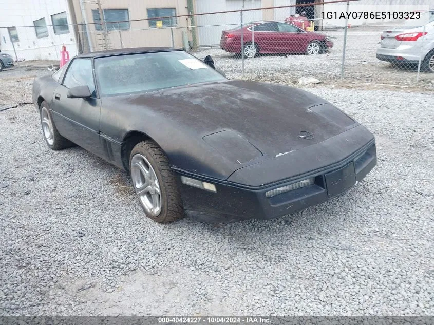 1984 Chevrolet Corvette VIN: 1G1AY0786E5103323 Lot: 40424227