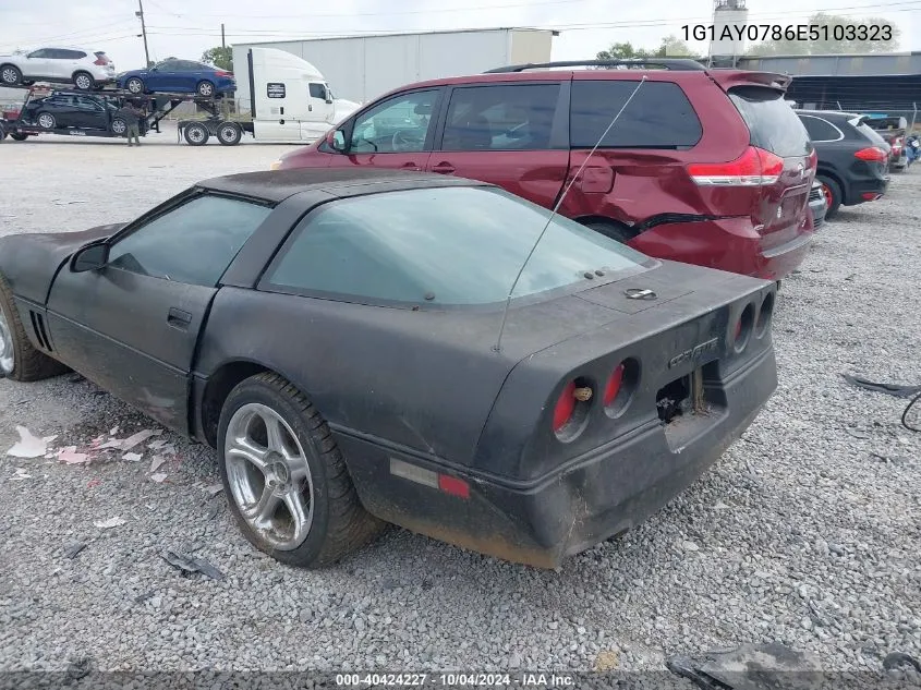 1984 Chevrolet Corvette VIN: 1G1AY0786E5103323 Lot: 40424227