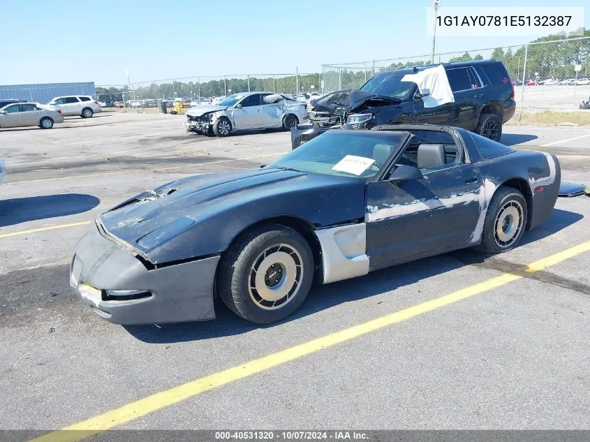 1984 Chevrolet Corvette VIN: 1G1AY0781E5132387 Lot: 40531320