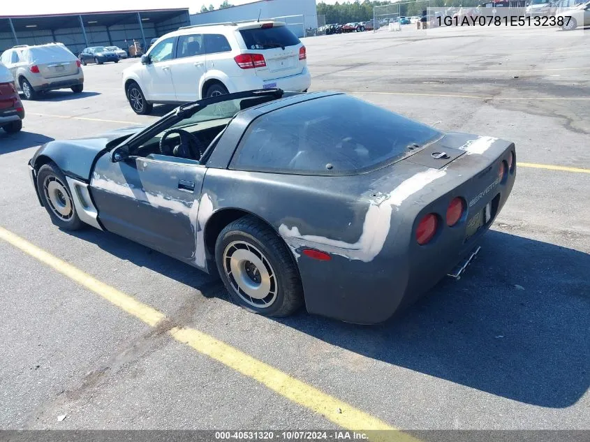 1984 Chevrolet Corvette VIN: 1G1AY0781E5132387 Lot: 40531320