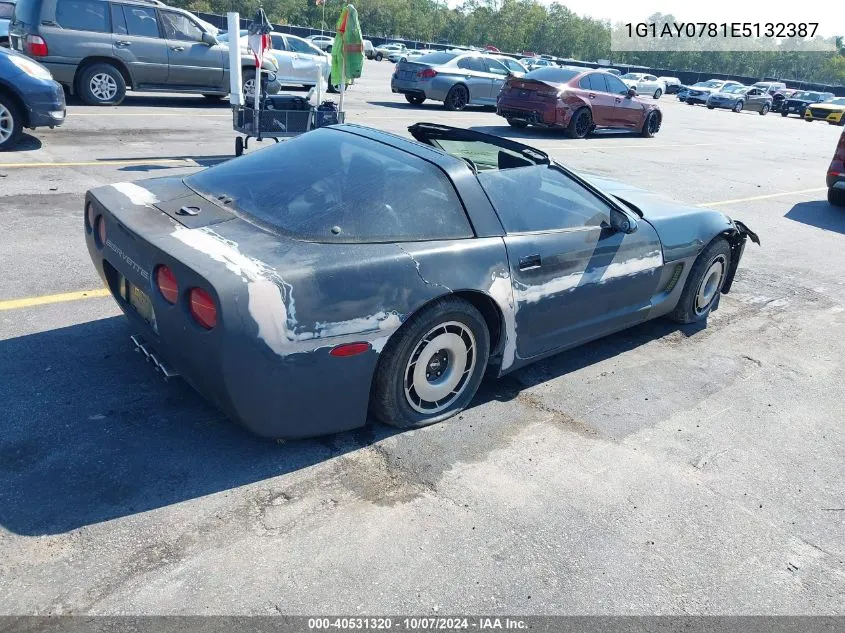 1984 Chevrolet Corvette VIN: 1G1AY0781E5132387 Lot: 40531320