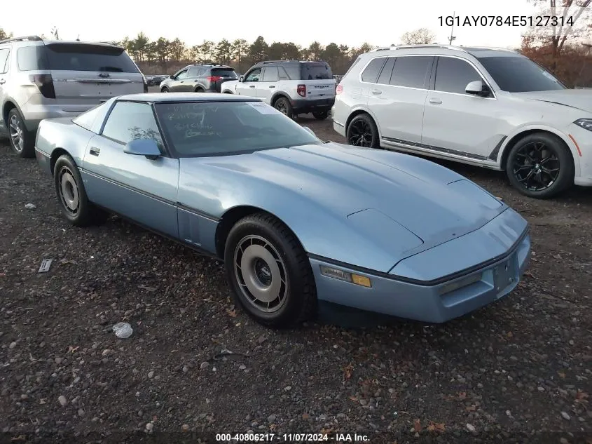 1984 Chevrolet Corvette VIN: 1G1AY0784E5127314 Lot: 40806217