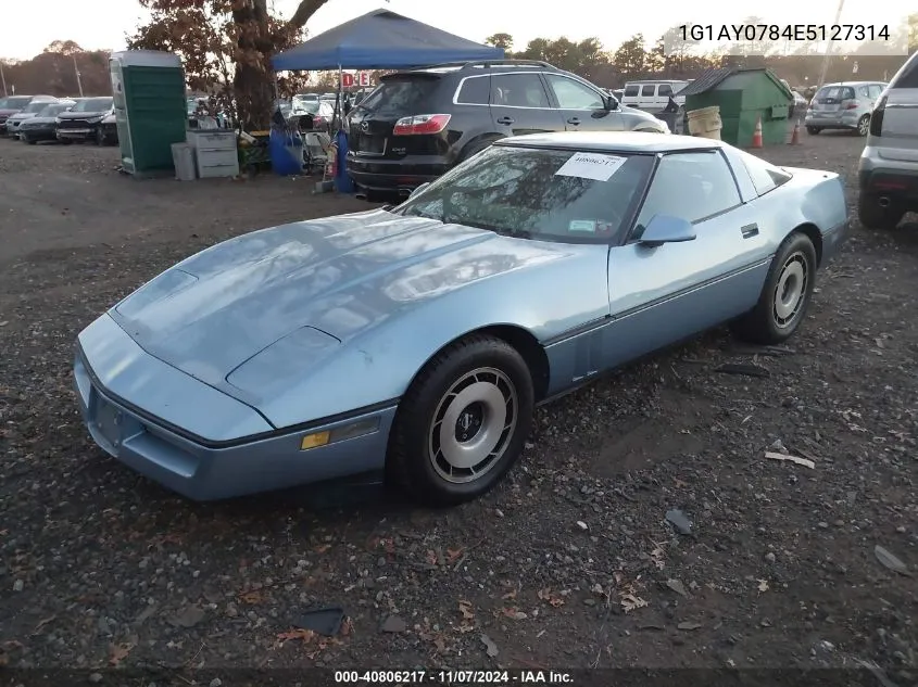 1984 Chevrolet Corvette VIN: 1G1AY0784E5127314 Lot: 40806217