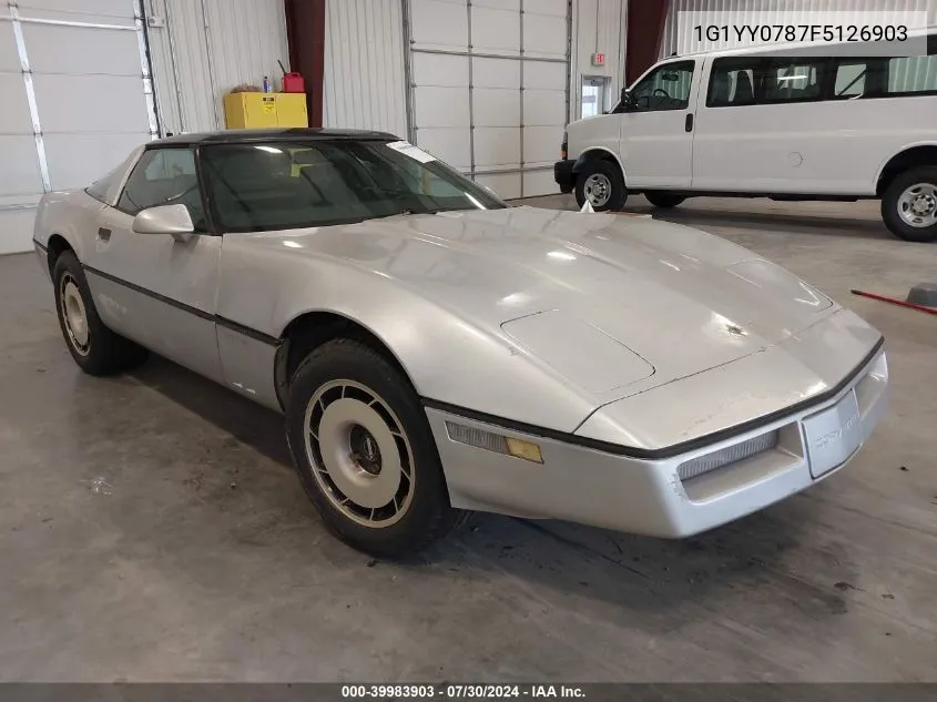 1985 Chevrolet Corvette VIN: 1G1YY0787F5126903 Lot: 39983903