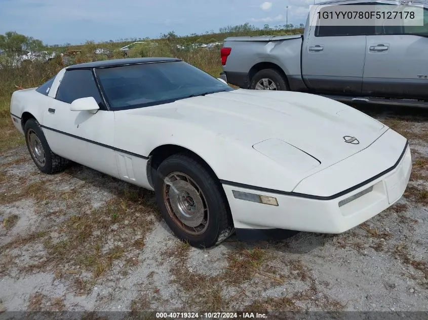 1985 Chevrolet Corvette VIN: 1G1YY0780F5127178 Lot: 40719324