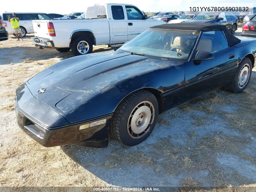 1986 Chevrolet Corvette VIN: 1G1YY6780G5903832 Lot: 40697795