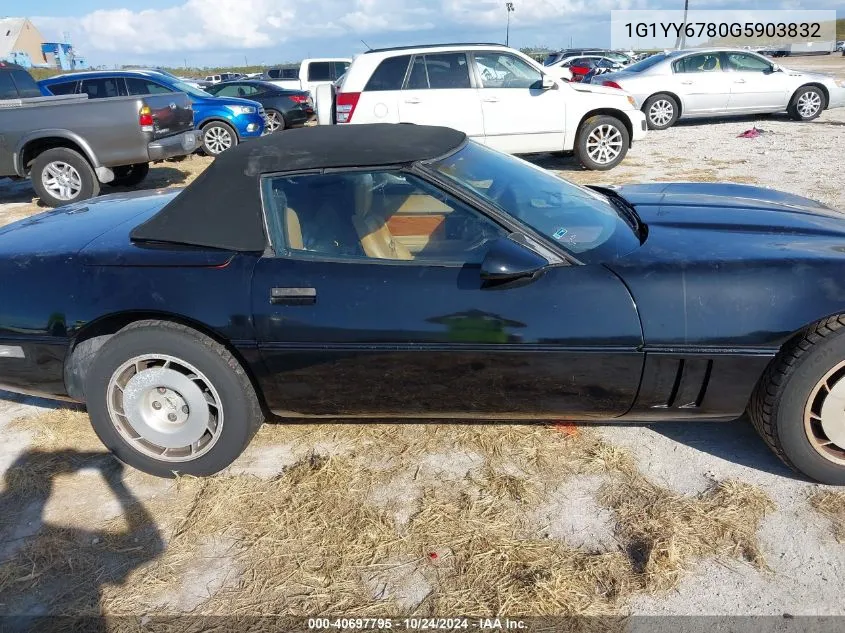 1G1YY6780G5903832 1986 Chevrolet Corvette