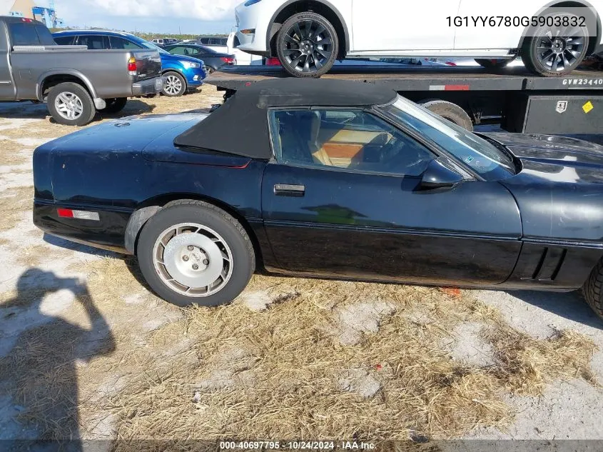 1986 Chevrolet Corvette VIN: 1G1YY6780G5903832 Lot: 40697795