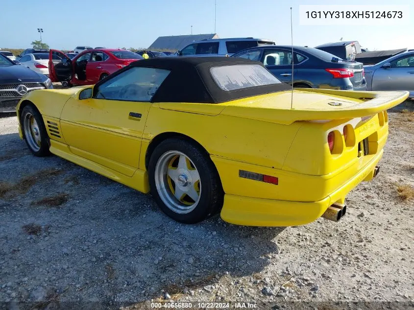 1987 Chevrolet Corvette VIN: 1G1YY318XH5124673 Lot: 40656880