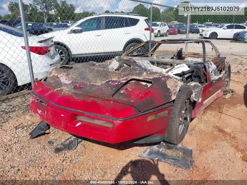 1988 Chevrolet Corvette VIN: 1G1YY2189J5102079 Lot: 40490855