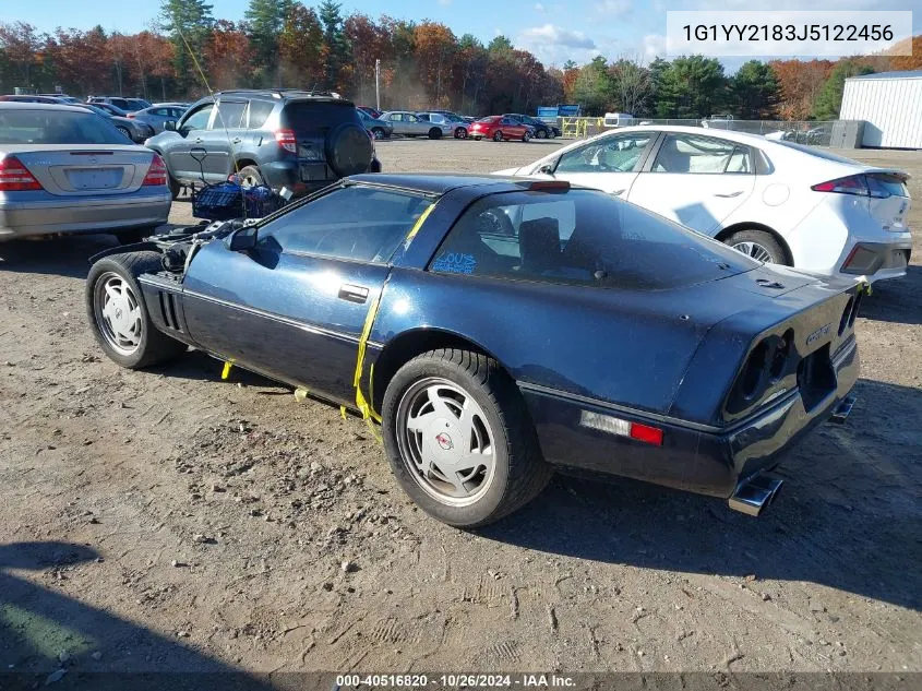 1988 Chevrolet Corvette VIN: 1G1YY2183J5122456 Lot: 40516820