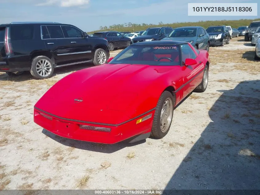 1988 Chevrolet Corvette VIN: 1G1YY2188J5118306 Lot: 40603136