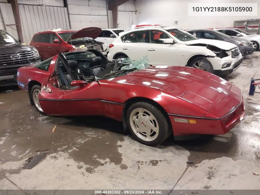 1989 Chevrolet Corvette VIN: 1G1YY2188K5105900 Lot: 40393382