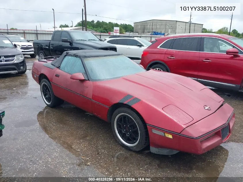 1G1YY3387L5100207 1990 Chevrolet Corvette