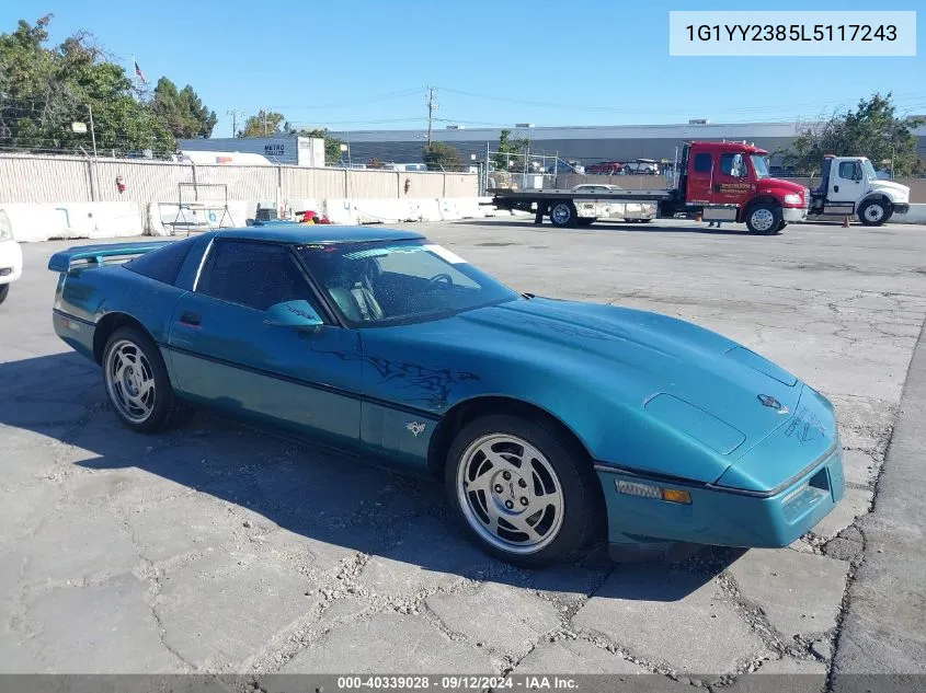 1990 Chevrolet Corvette VIN: 1G1YY2385L5117243 Lot: 40339028