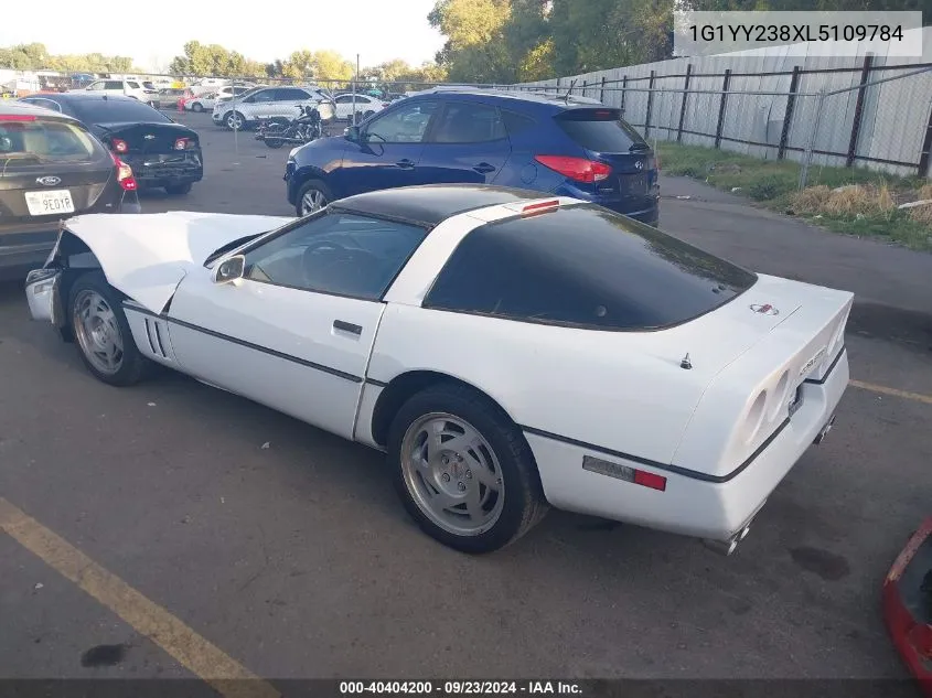 1990 Chevrolet Corvette VIN: 1G1YY238XL5109784 Lot: 40404200