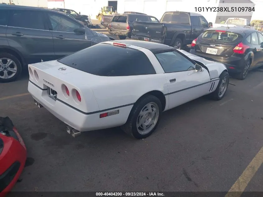 1990 Chevrolet Corvette VIN: 1G1YY238XL5109784 Lot: 40404200