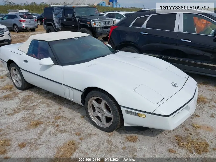 1990 Chevrolet Corvette VIN: 1G1YY3380L5109797 Lot: 40610160