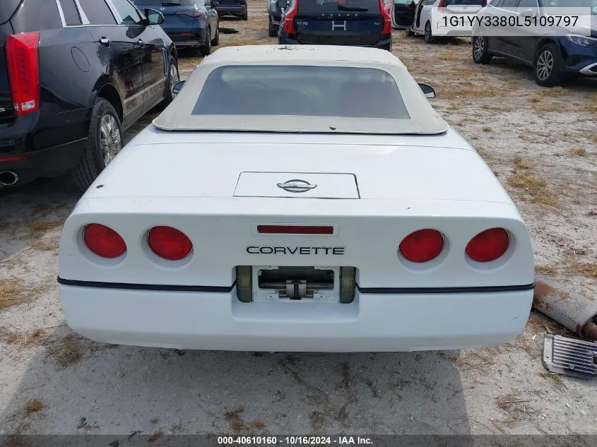 1990 Chevrolet Corvette VIN: 1G1YY3380L5109797 Lot: 40610160