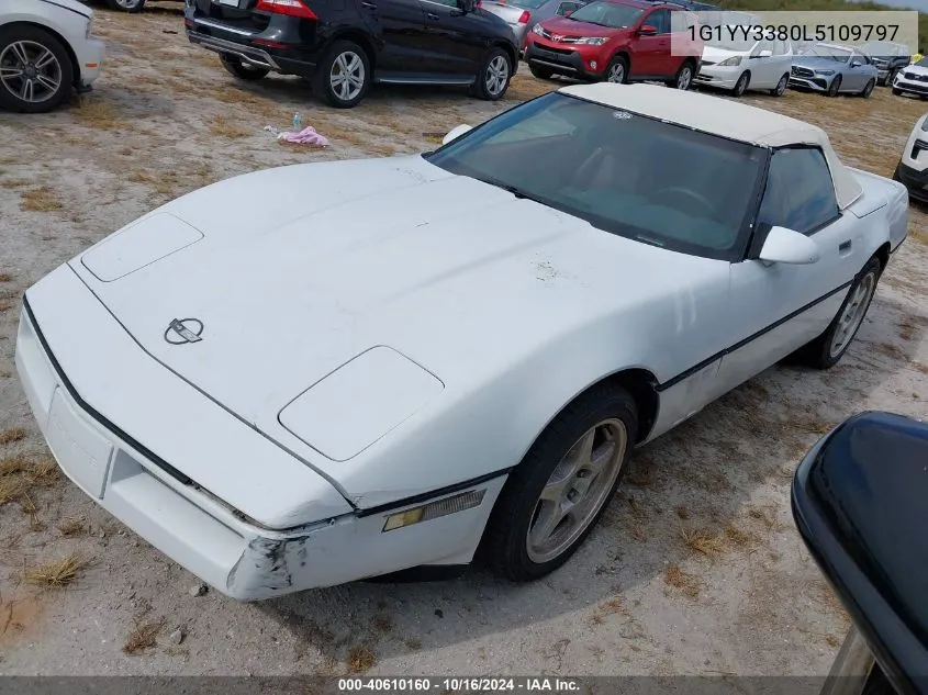 1990 Chevrolet Corvette VIN: 1G1YY3380L5109797 Lot: 40610160