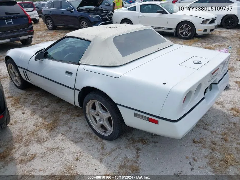 1990 Chevrolet Corvette VIN: 1G1YY3380L5109797 Lot: 40610160