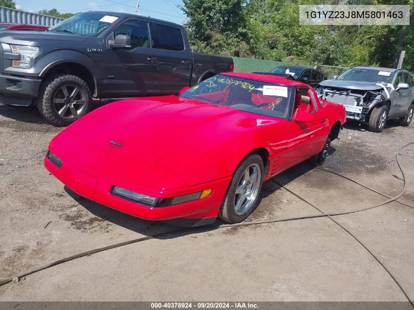 1991 Chevrolet Corvette Zr-1 VIN: 1G1YZ23J8M5801463 Lot: 40378924