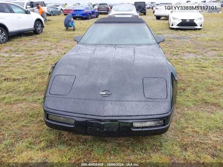 1G1YY3388M5117101 1991 Chevrolet Corvette