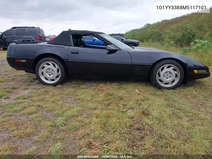 1991 Chevrolet Corvette VIN: 1G1YY3388M5117101 Lot: 40505409