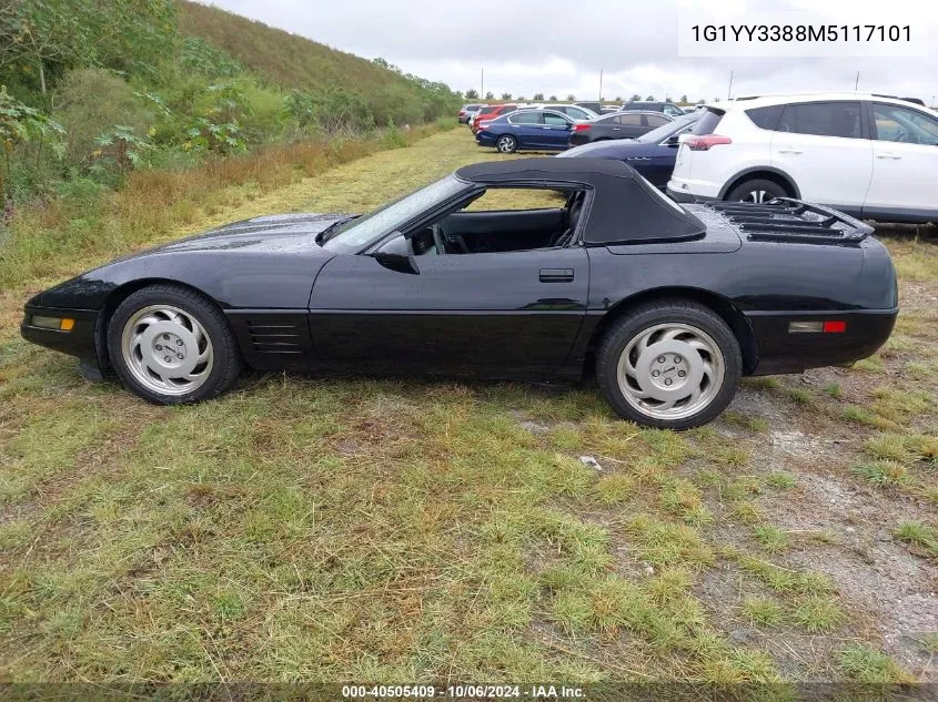 1991 Chevrolet Corvette VIN: 1G1YY3388M5117101 Lot: 40505409