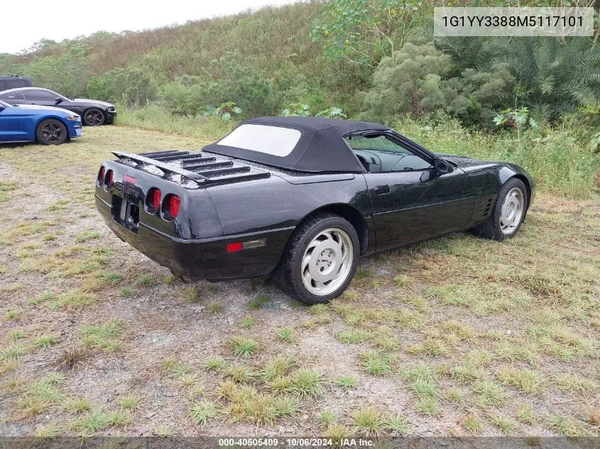 1G1YY3388M5117101 1991 Chevrolet Corvette