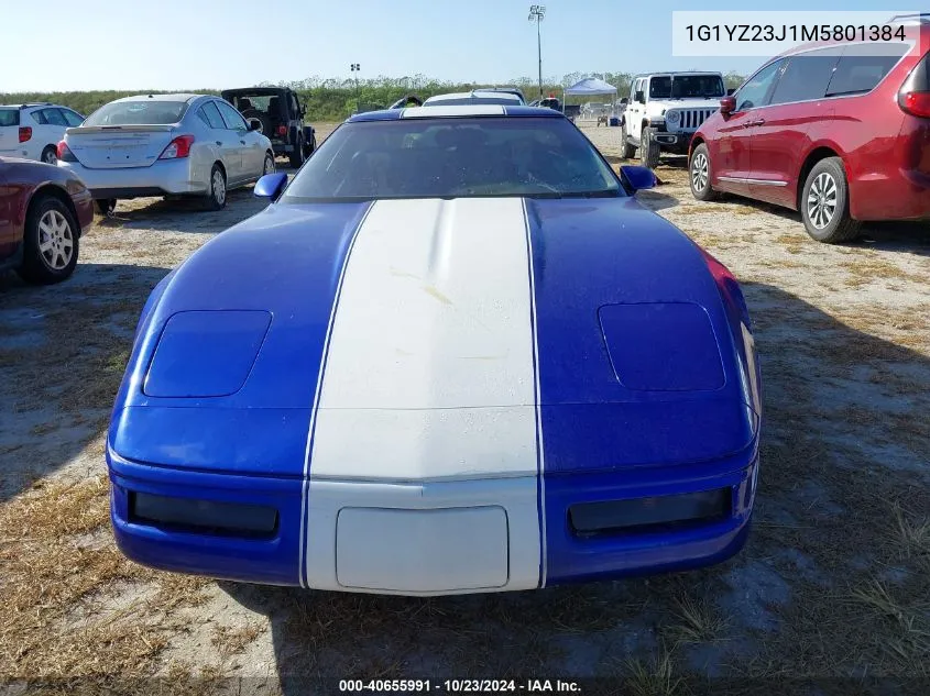 1991 Chevrolet Corvette Zr-1 VIN: 1G1YZ23J1M5801384 Lot: 40655991