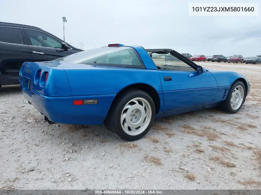 1991 Chevrolet Corvette Zr-1 VIN: 1G1YZ23JXM5801660 Lot: 40660664