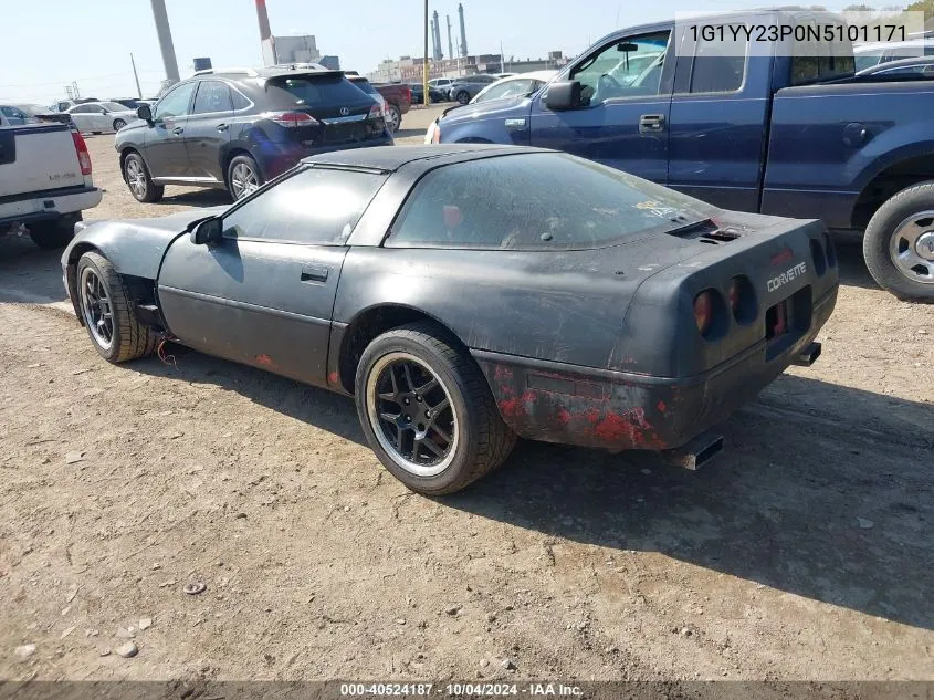 1992 Chevrolet Corvette VIN: 1G1YY23P0N5101171 Lot: 40524187