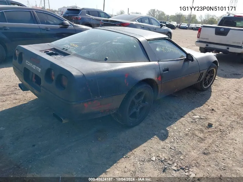 1992 Chevrolet Corvette VIN: 1G1YY23P0N5101171 Lot: 40524187