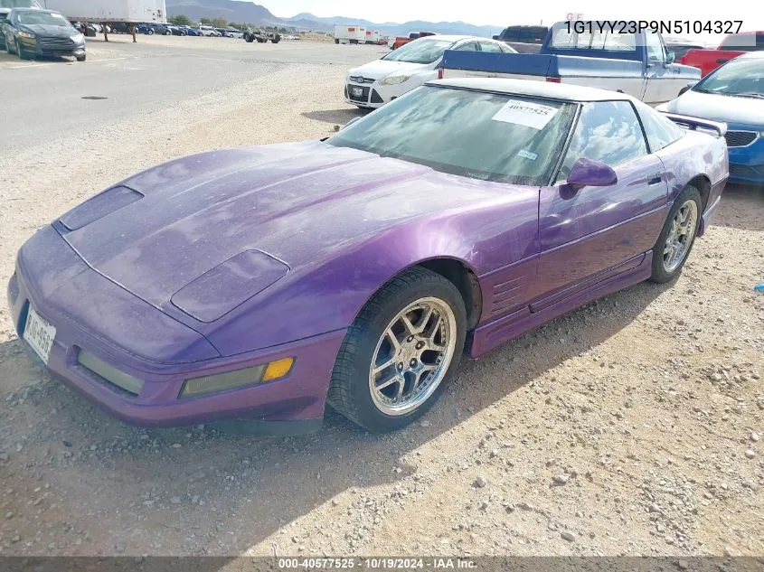 1992 Chevrolet Corvette VIN: 1G1YY23P9N5104327 Lot: 40577525