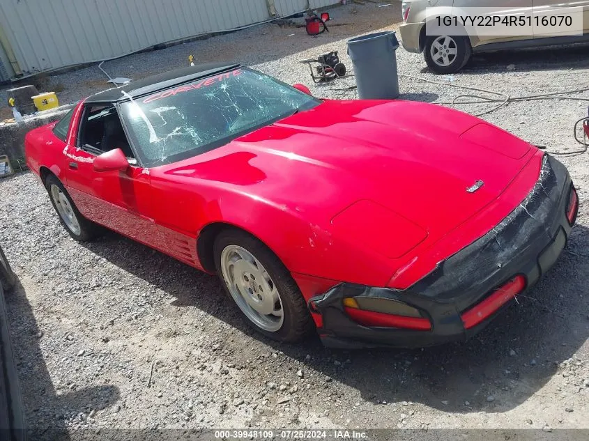 1994 Chevrolet Corvette VIN: 1G1YY22P4R5116070 Lot: 39948109