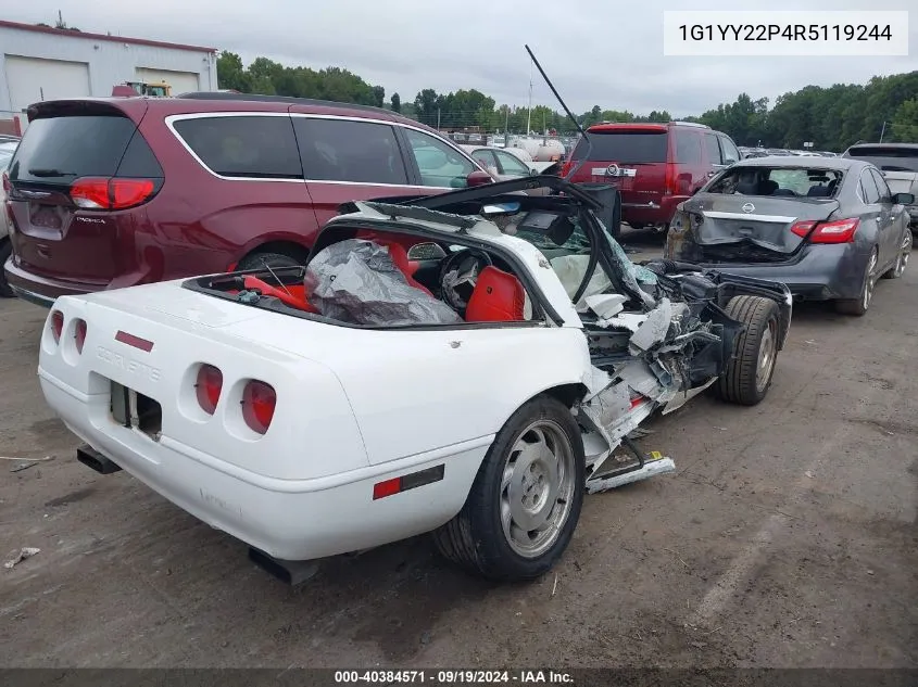 1994 Chevrolet Corvette VIN: 1G1YY22P4R5119244 Lot: 40384571