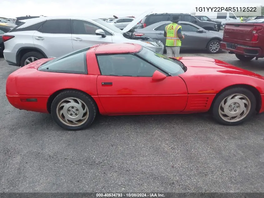 1994 Chevrolet Corvette VIN: 1G1YY22P4R5112522 Lot: 40534793