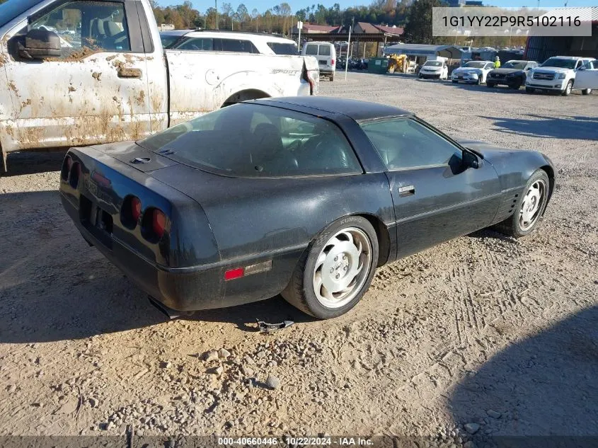 1994 Chevrolet Corvette VIN: 1G1YY22P9R5102116 Lot: 40660446